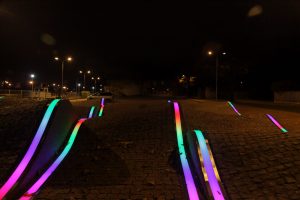 Christmas vertical long wave